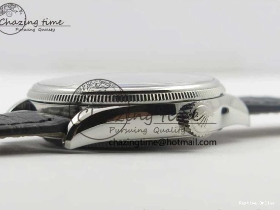 0510 Cellini 50519 Real Date SS BP Maker Best Edition Black Dial Sticks Markers on Black Leather Strap SA Affordable 3087